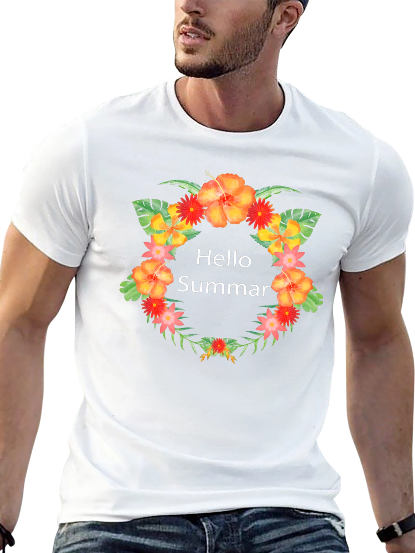 Hello Summer Floral T-Shirt