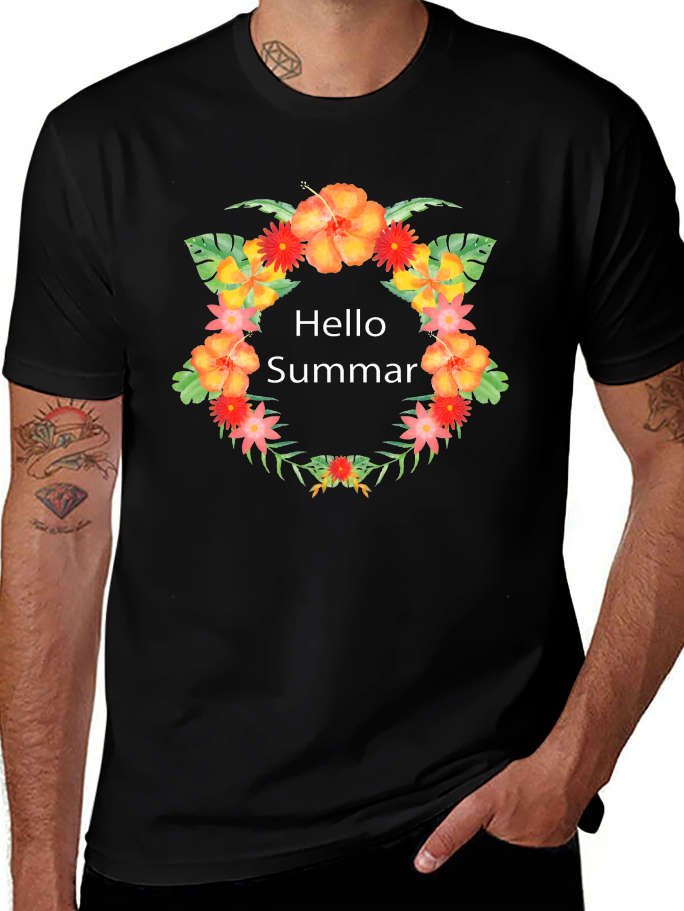 Hello Summer Floral T-Shirt