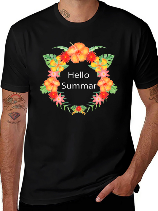 Hello Summer Floral T-Shirt
