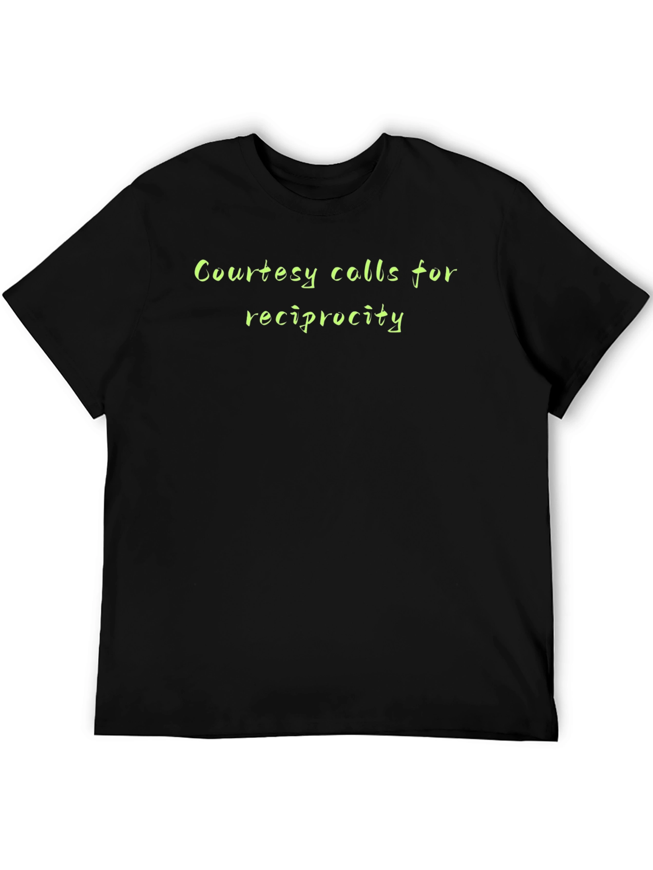 Courtesy Calls T-Shirt - Black