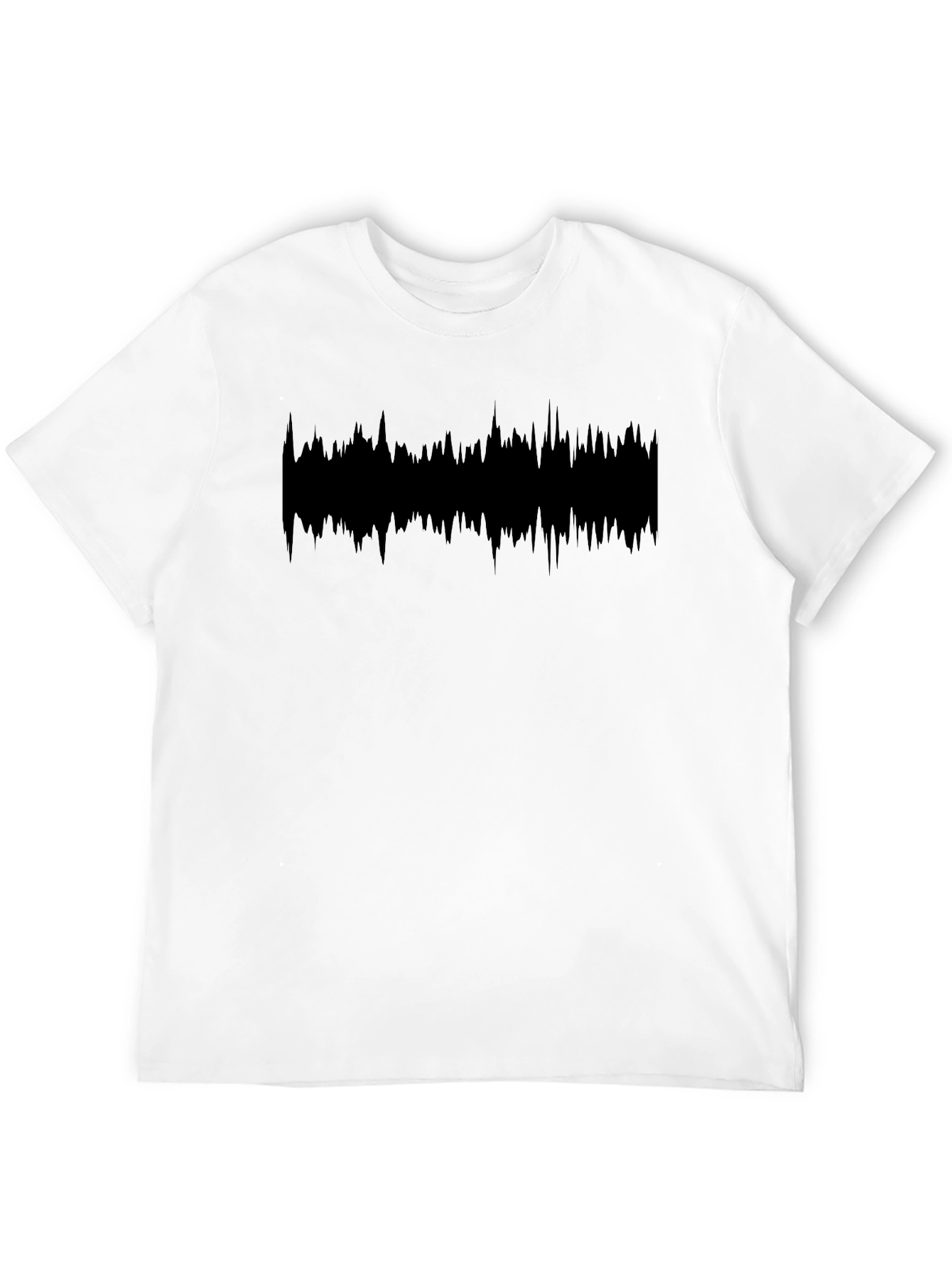 Black Soundwave T-Shirt - Graphic Tee