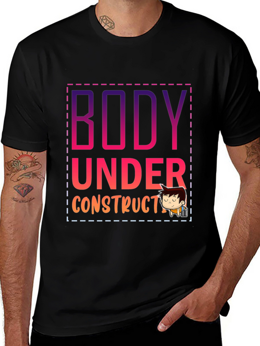 Body Under Construction Graphic T-Shirt