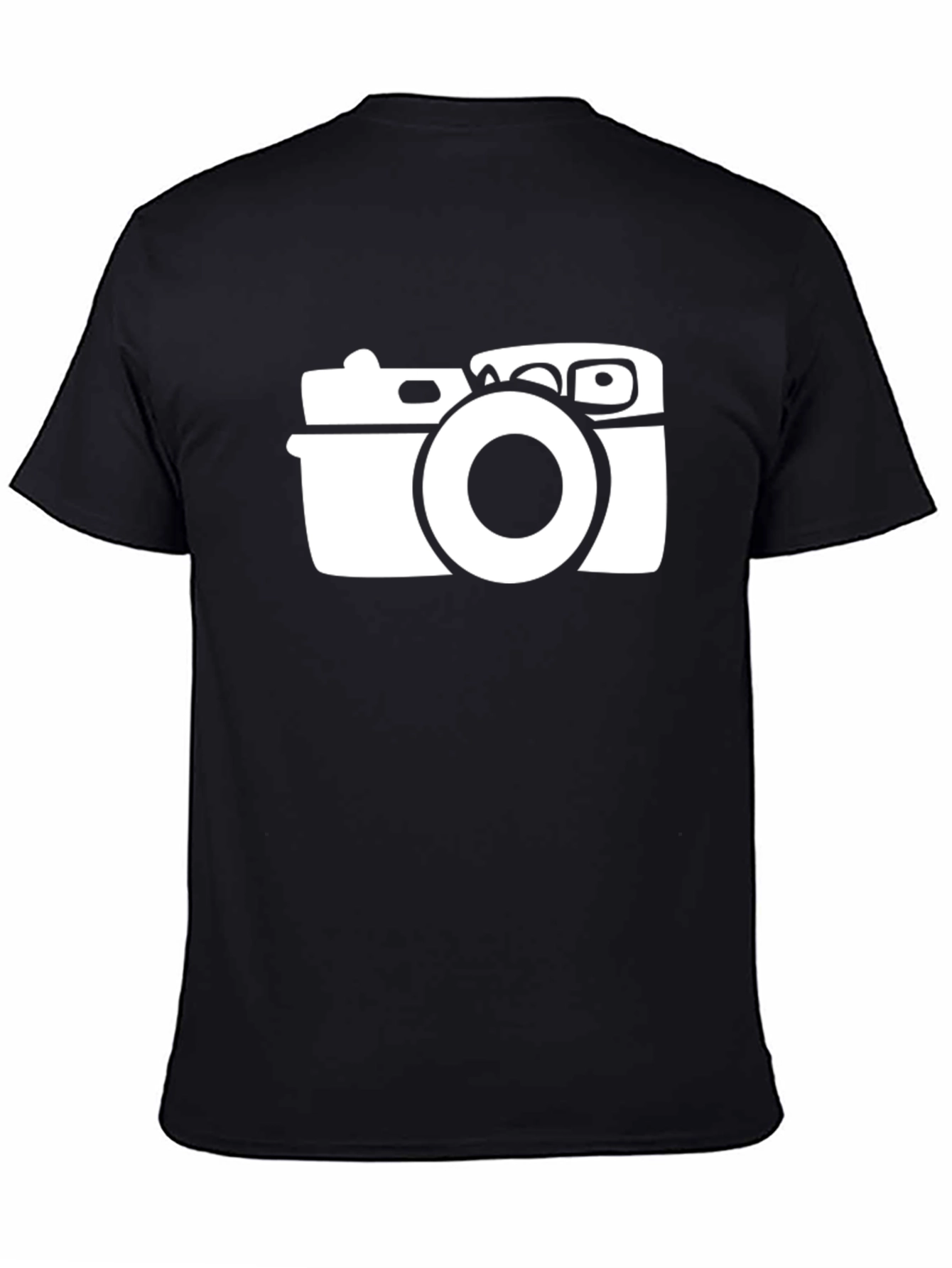 Camera Graphic Black T-Shirt - Photographer Style