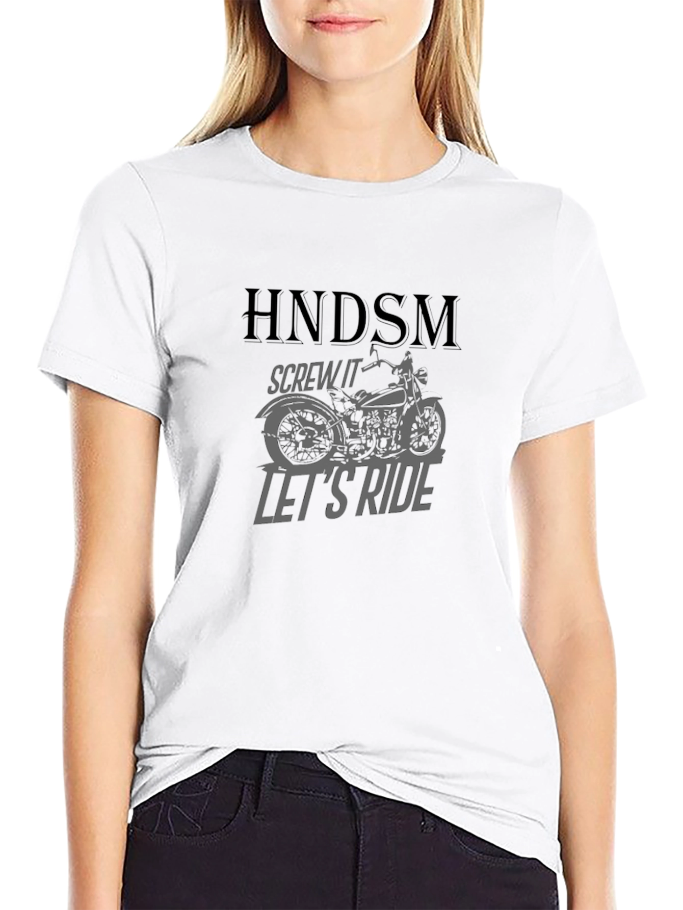 HNDSM Motorcycle T-Shirt - Lets Ride
