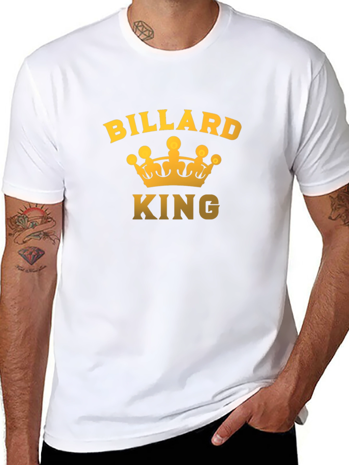 Billard King Black T-Shirt