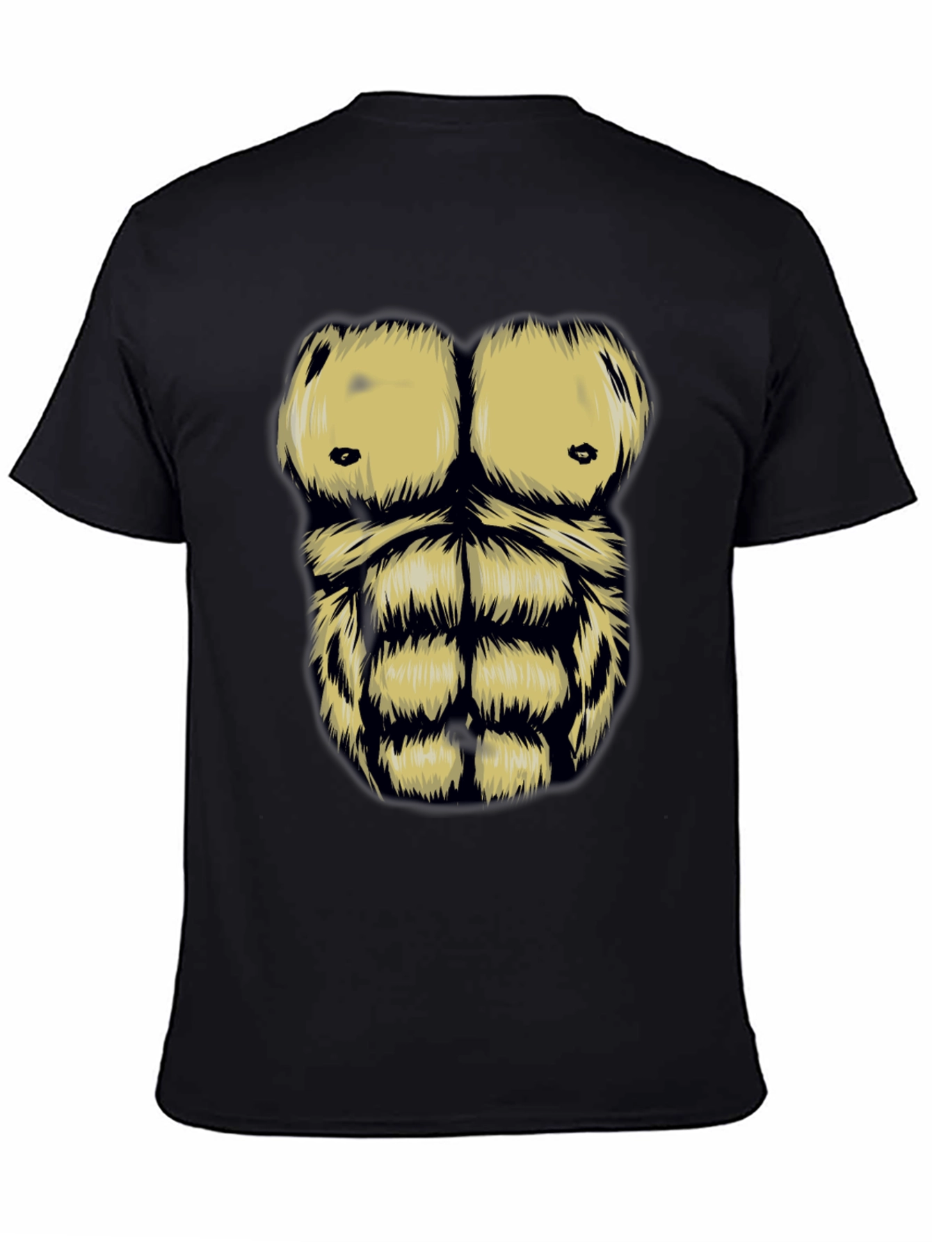 Funny Muscle Chest T-Shirt - Costume Tee