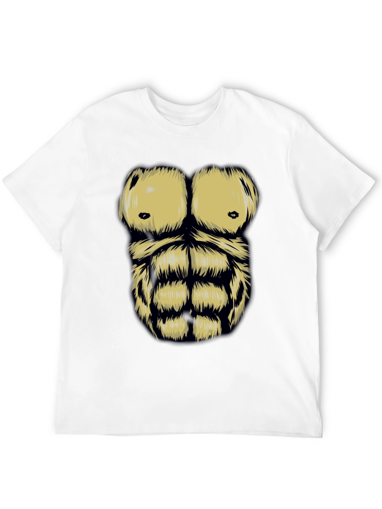 Funny Muscle Chest T-Shirt - Costume Tee
