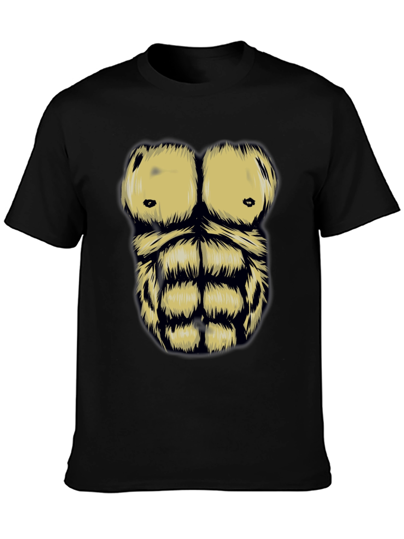Funny Muscle Chest T-Shirt - Costume Tee