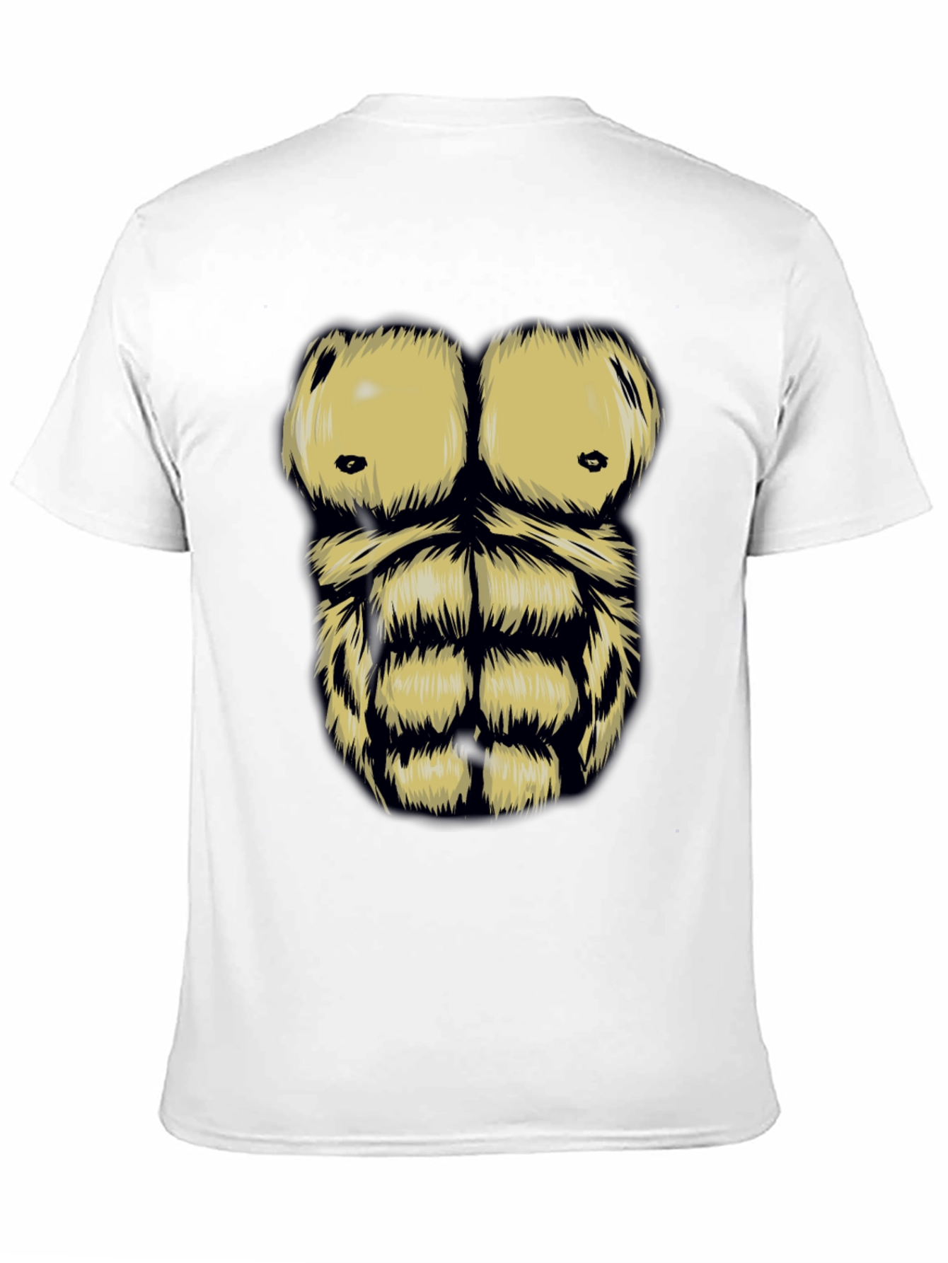 Funny Muscle Chest T-Shirt - Costume Tee