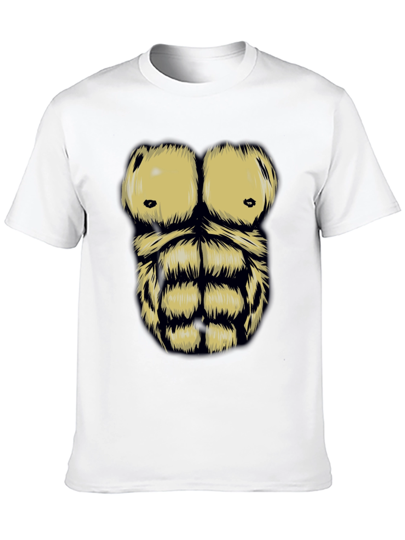 Funny Muscle Chest T-Shirt - Costume Tee