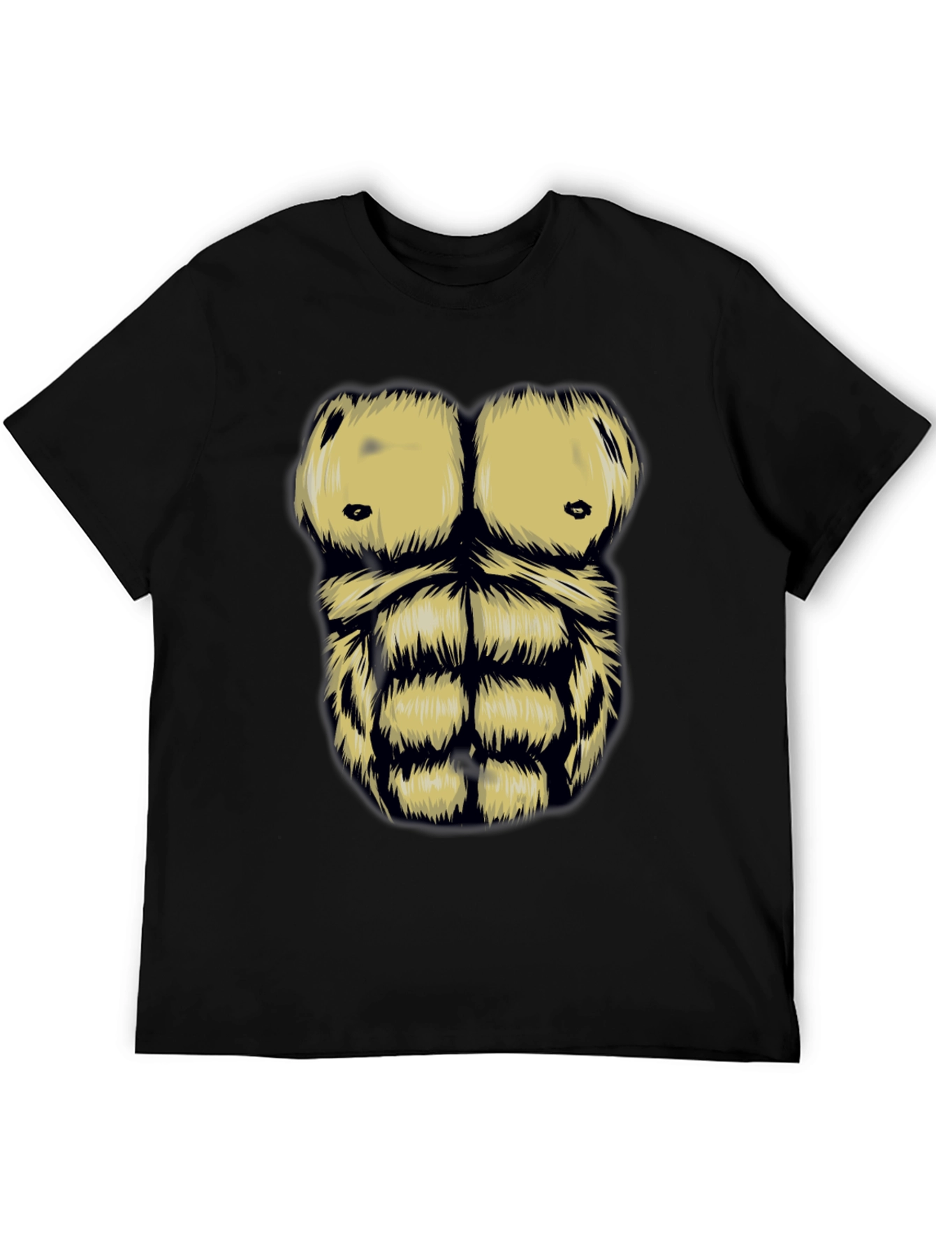Funny Muscle Chest T-Shirt - Costume Tee