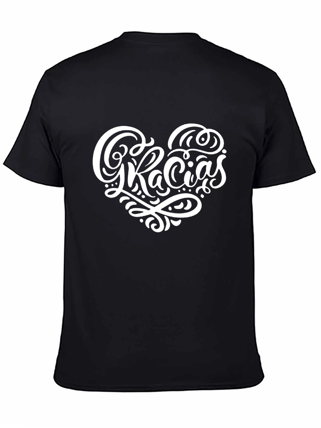 Gracias Heart Graphic T-Shirt