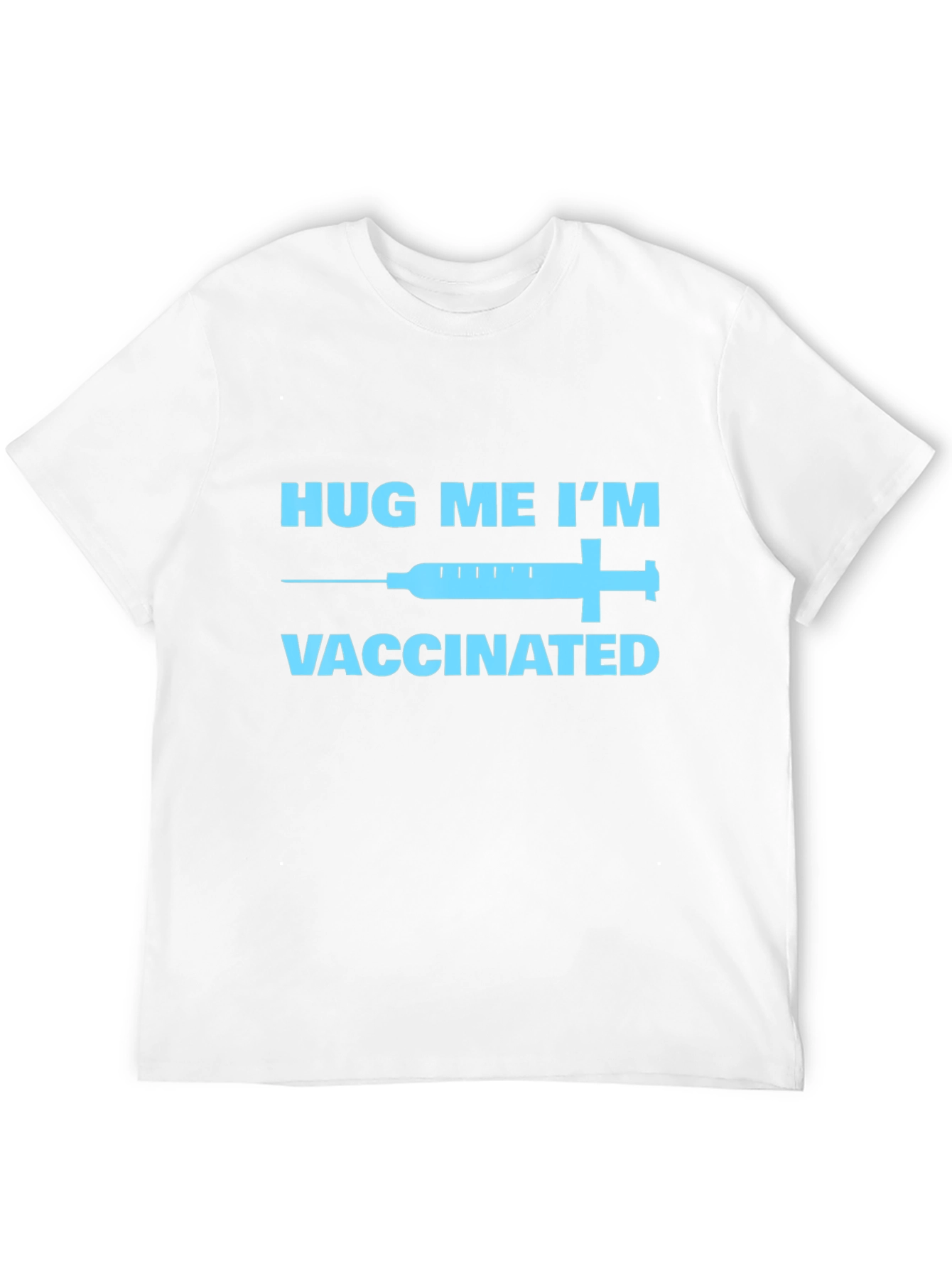 Hug Me Im Vaccinated T-Shirt - Black