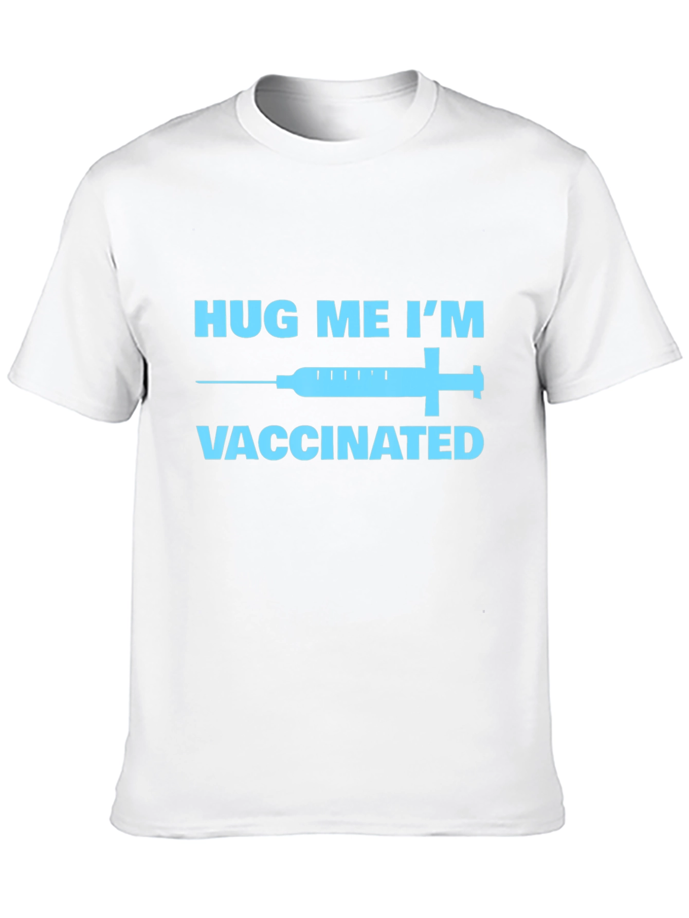 Hug Me Im Vaccinated T-Shirt - Black