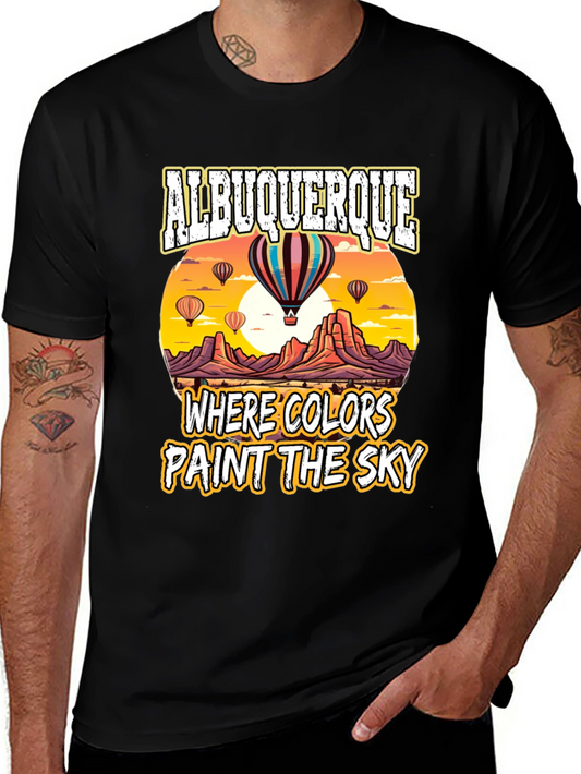 Albuquerque Hot Air Balloon Graphic T-Shirt