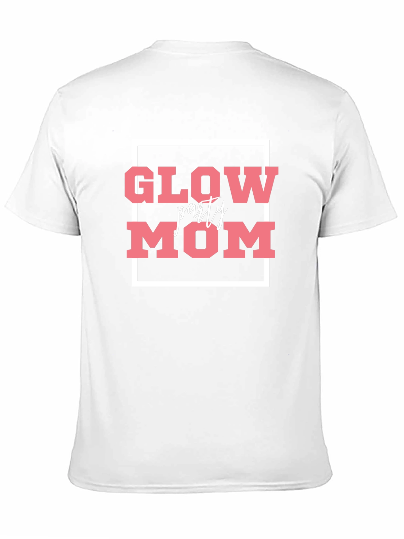 Glow Party Mom T-Shirt - Black