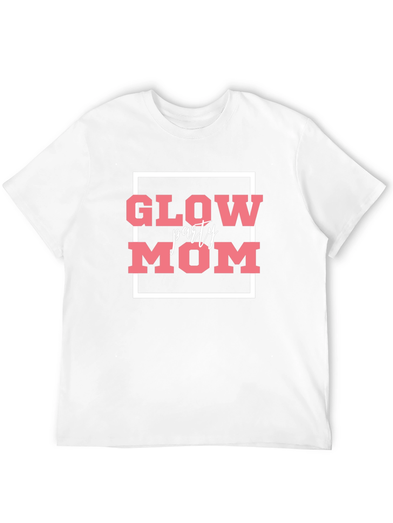 Glow Party Mom T-Shirt - Black