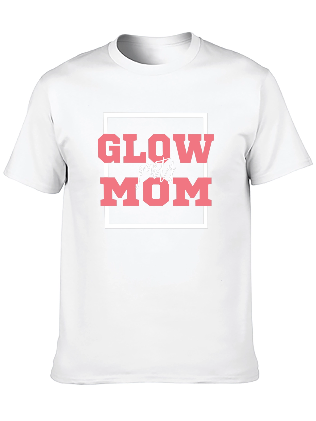 Glow Party Mom T-Shirt - Black