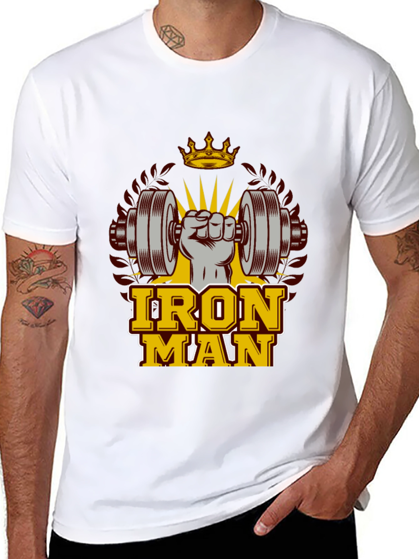 Iron Man Gym Workout T-Shirt