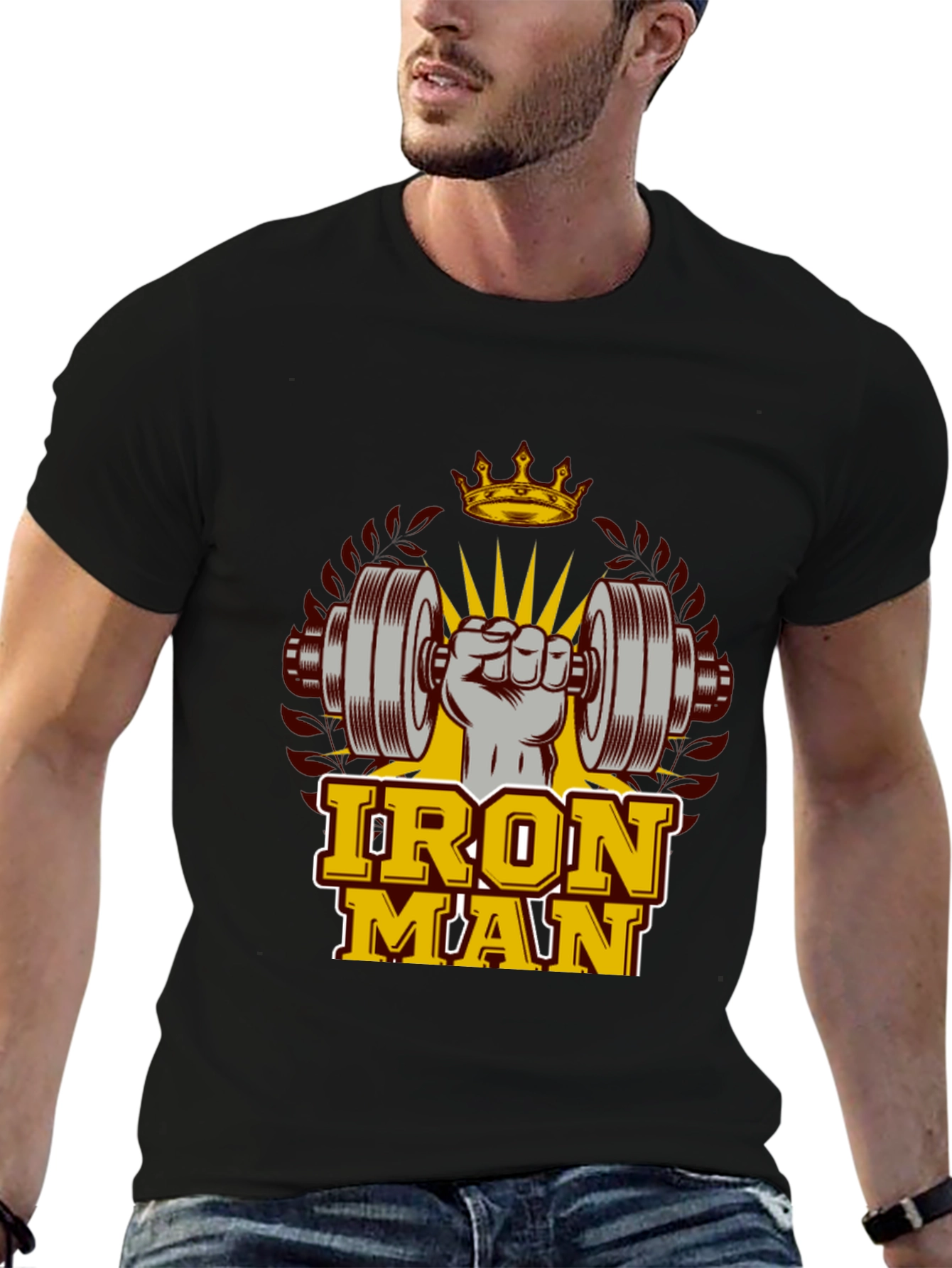 Iron Man Gym Workout T-Shirt