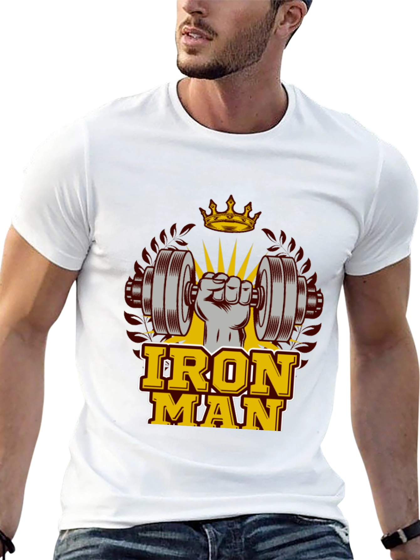 Iron Man Gym Workout T-Shirt