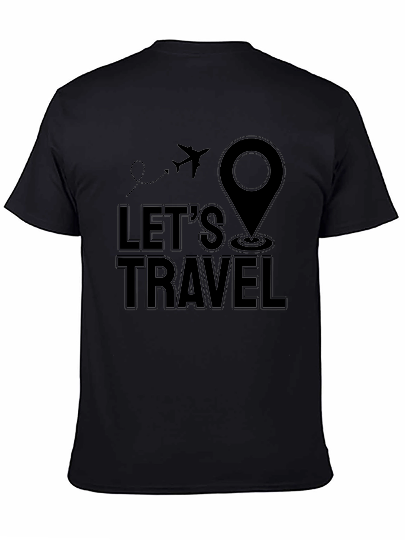 Lets Travel Graphic T-Shirt - Adventure Awaits