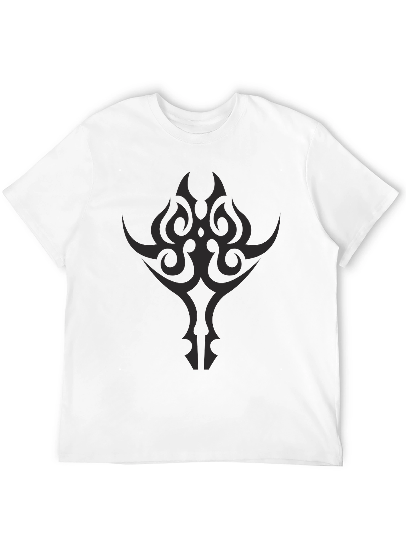 Tribal Tattoo Black T-Shirt - Graphic Design