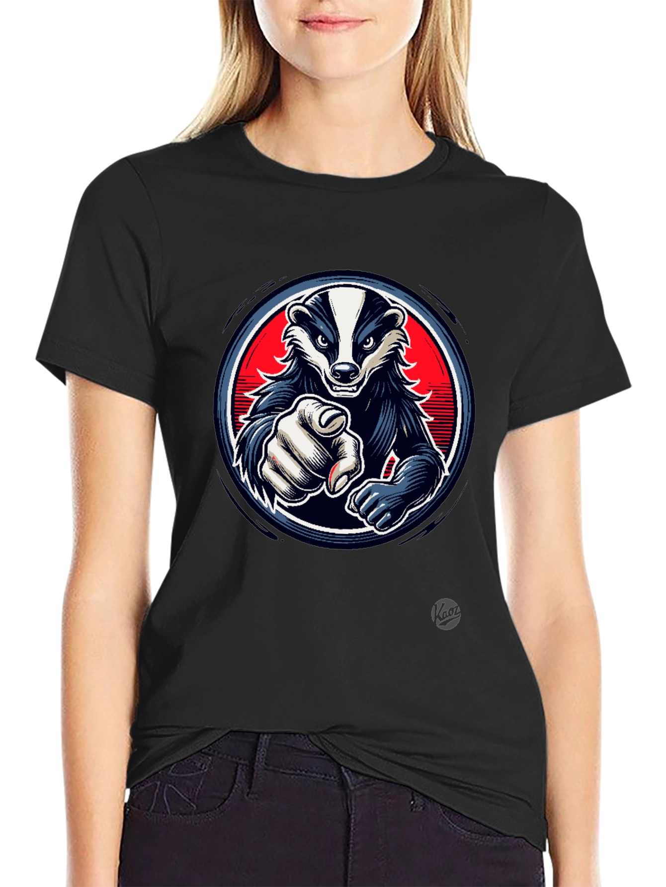 Cool Badger Graphic T-Shirt