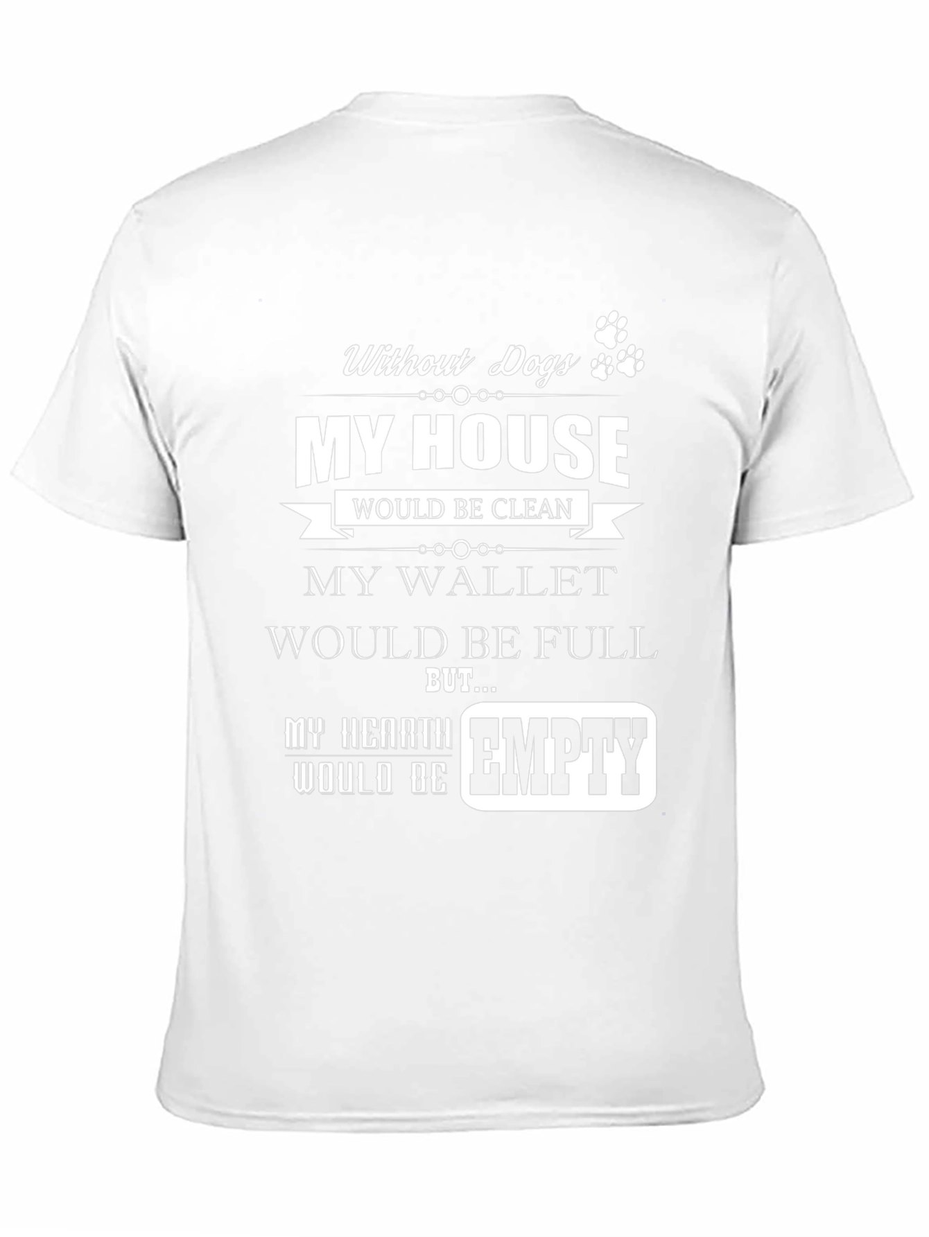 Dog Lover T-Shirt - My Hearth Would Be Empty
