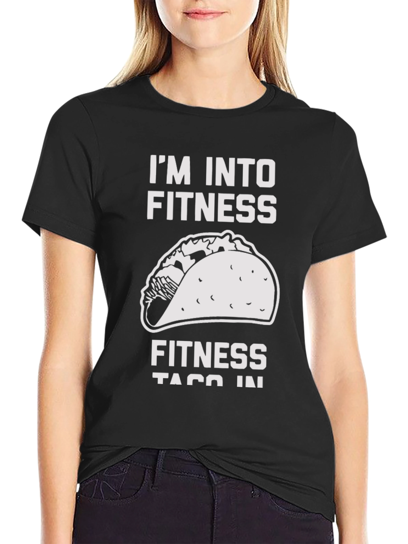 Fitness Taco Graphic T-Shirt - Funny Workout Tee