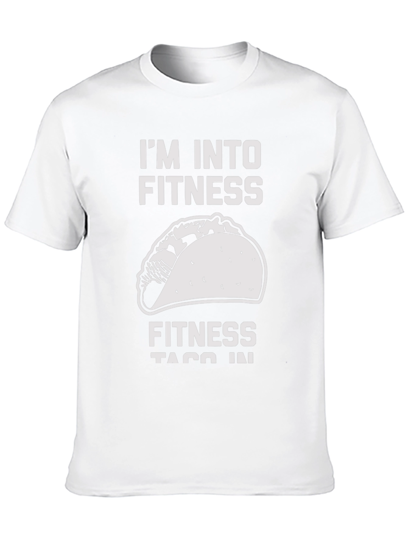 Fitness Taco Graphic T-Shirt - Funny Workout Tee