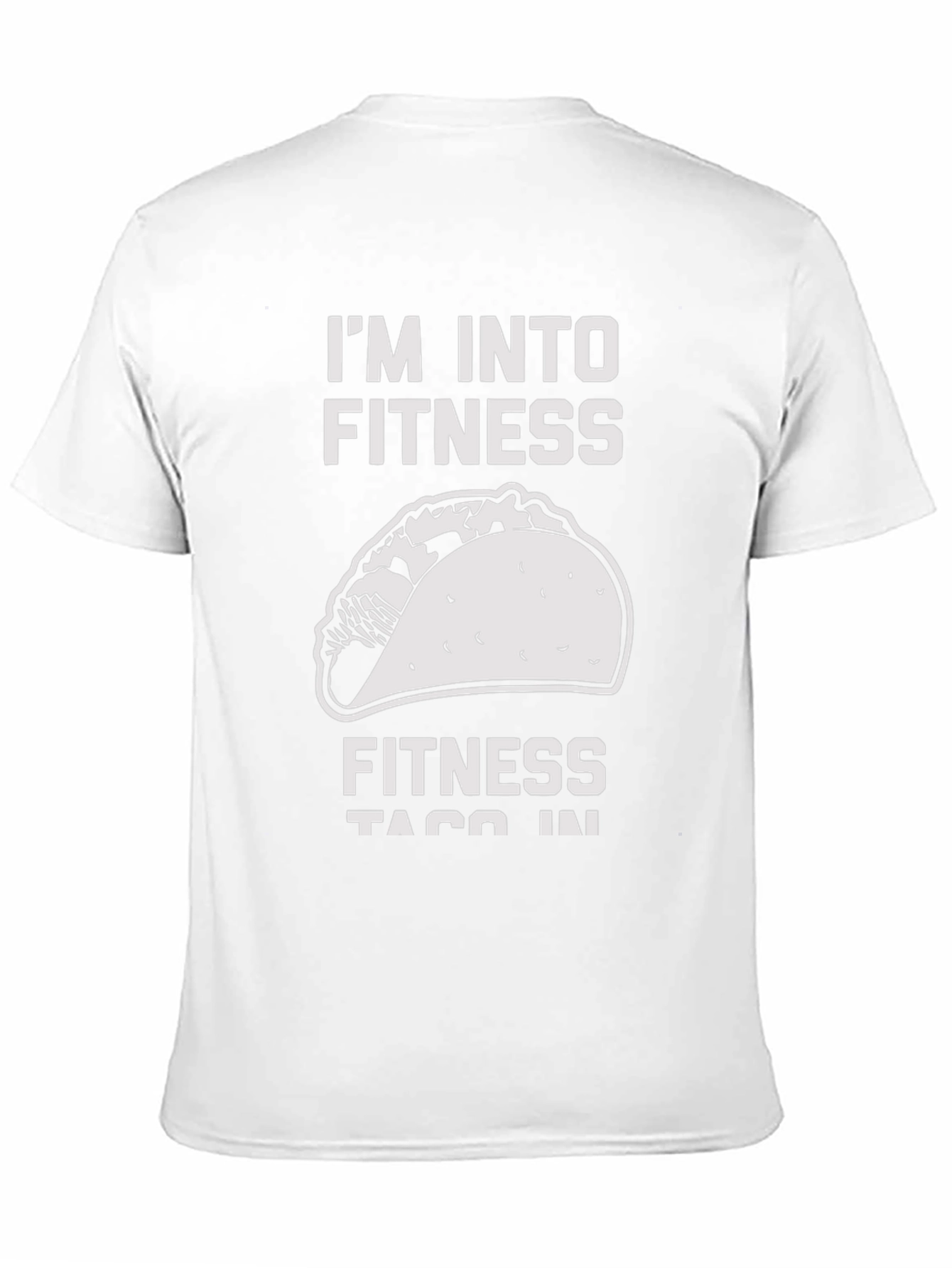 Fitness Taco Graphic T-Shirt - Funny Workout Tee
