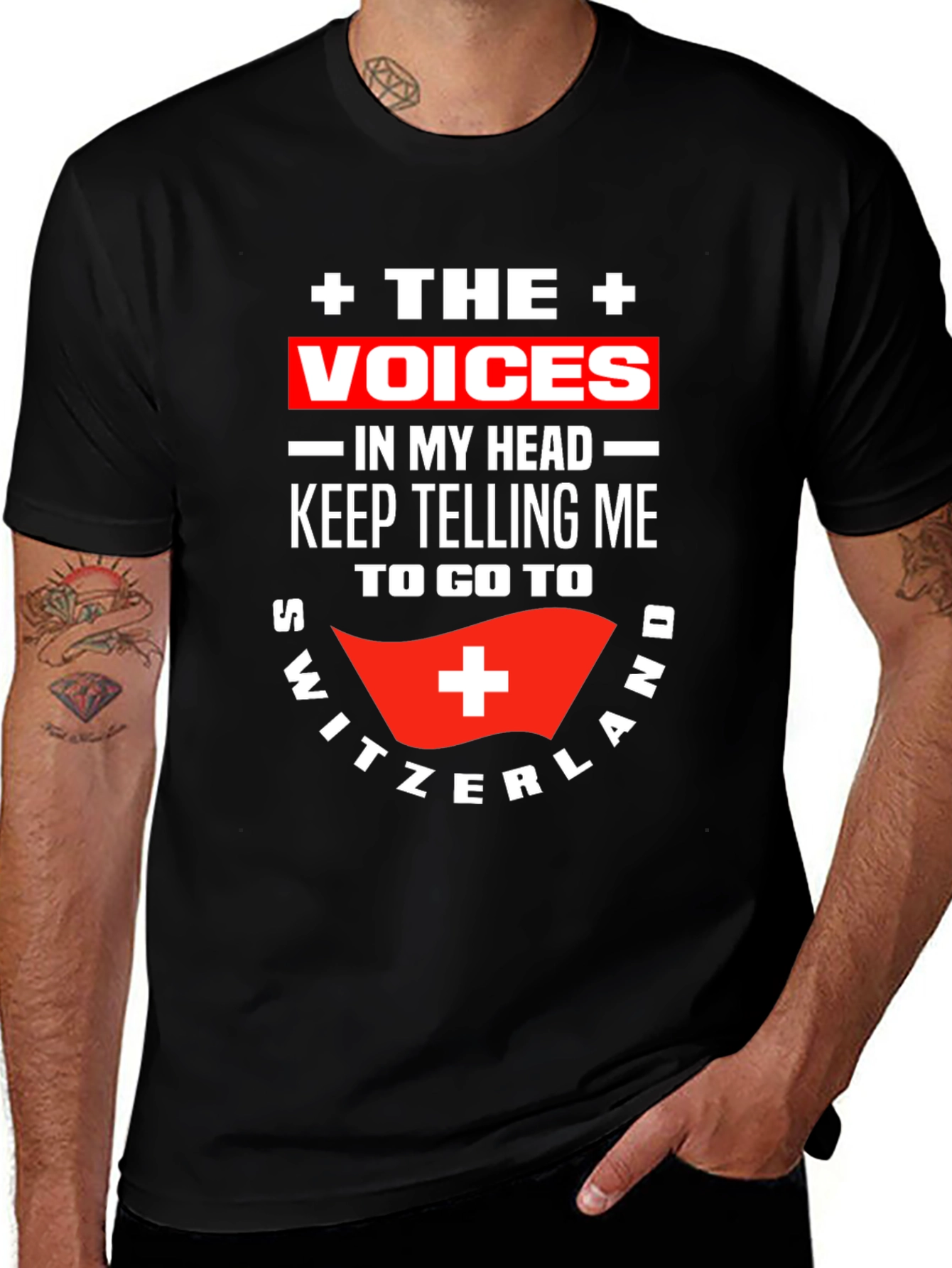 Switzerland Calling T-Shirt - Funny Travel Tee