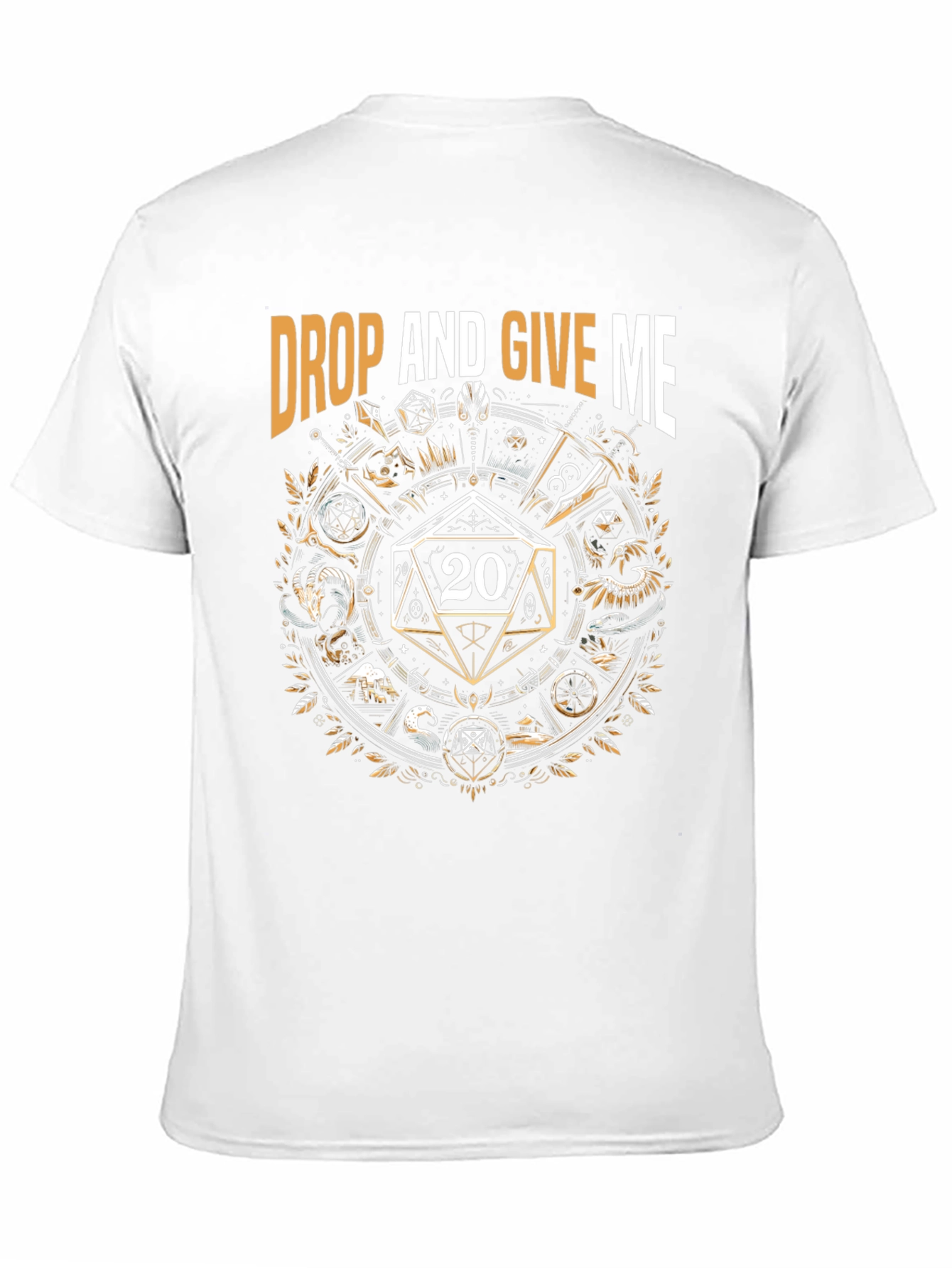 Drop and Give Me 20 Black Graphic Tee