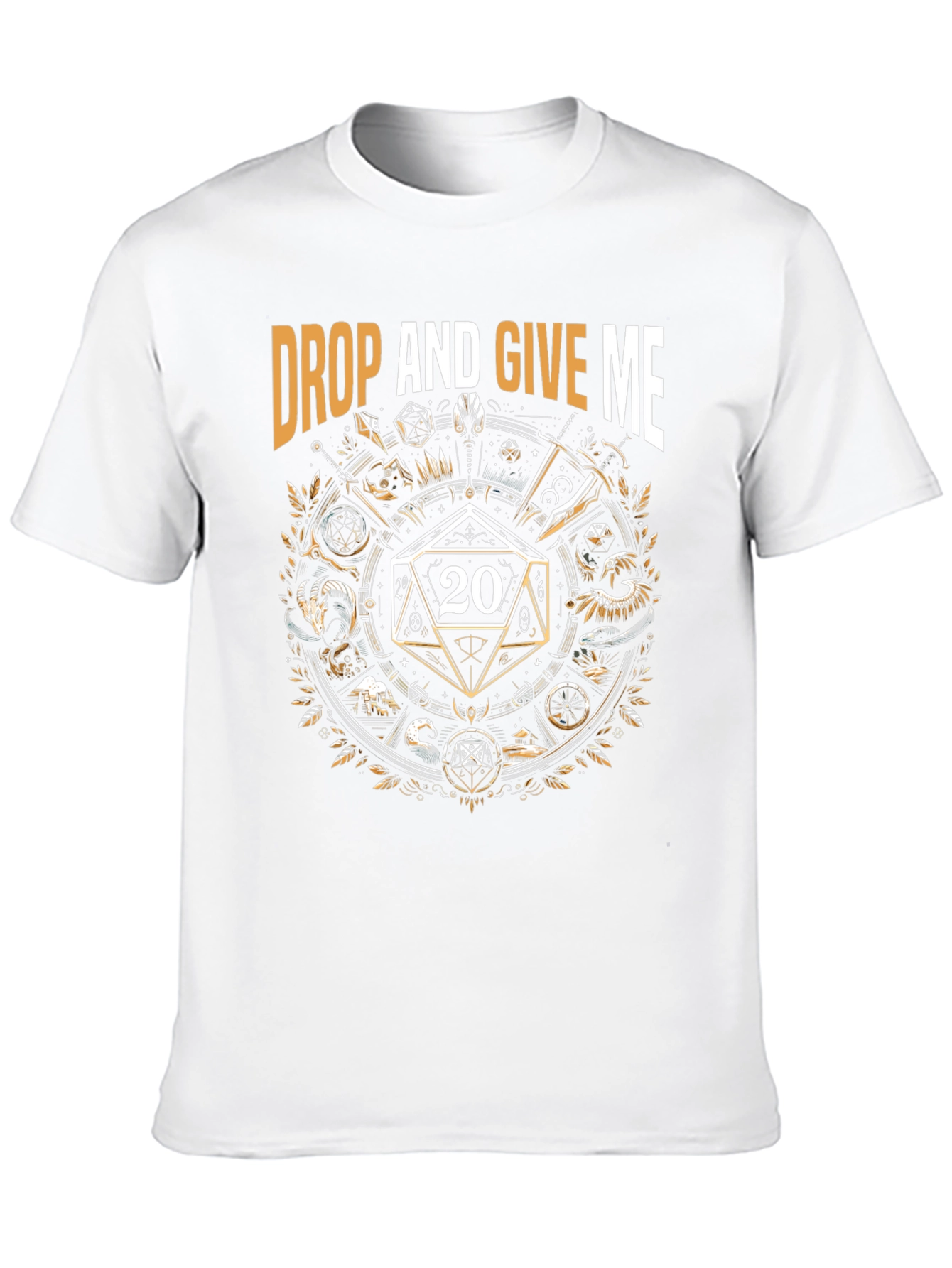 Drop and Give Me 20 Black Graphic Tee