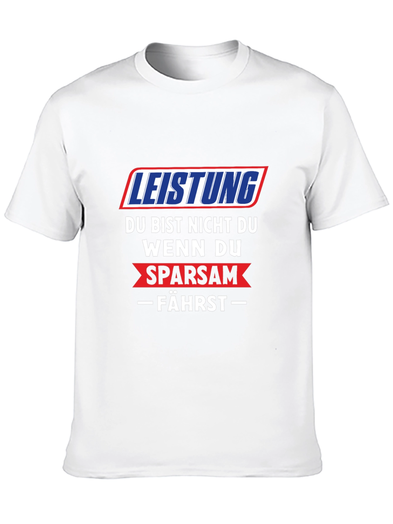 Leistung Sparsam Graphic Tee - Mens Black T-Shirt