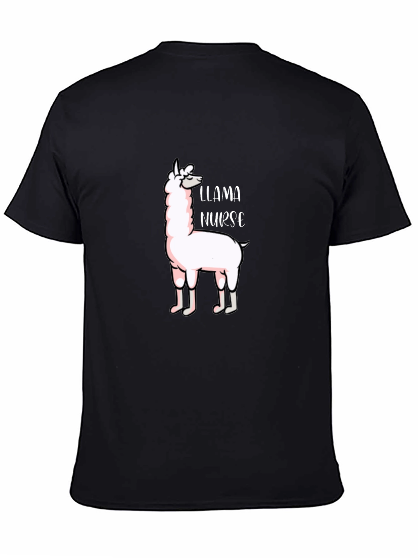 Llama Nurse Graphic T-Shirt - Funny Animal Tee