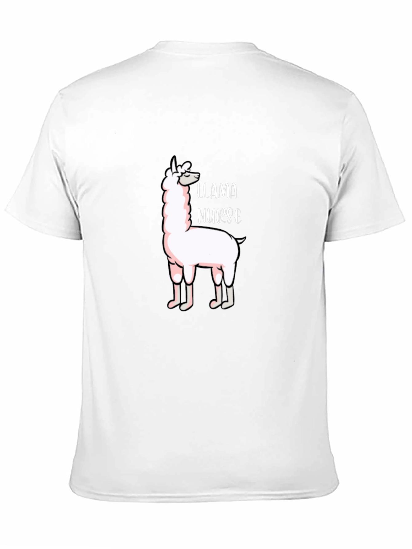 Llama Nurse Graphic T-Shirt - Funny Animal Tee