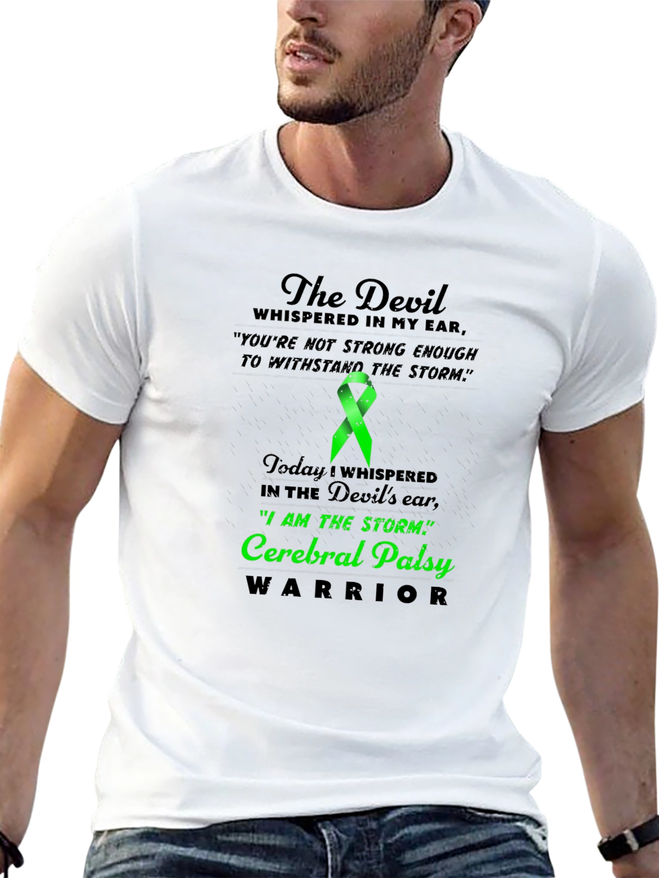 Cerebral Palsy Warrior T-Shirt: Devils Ear Storm