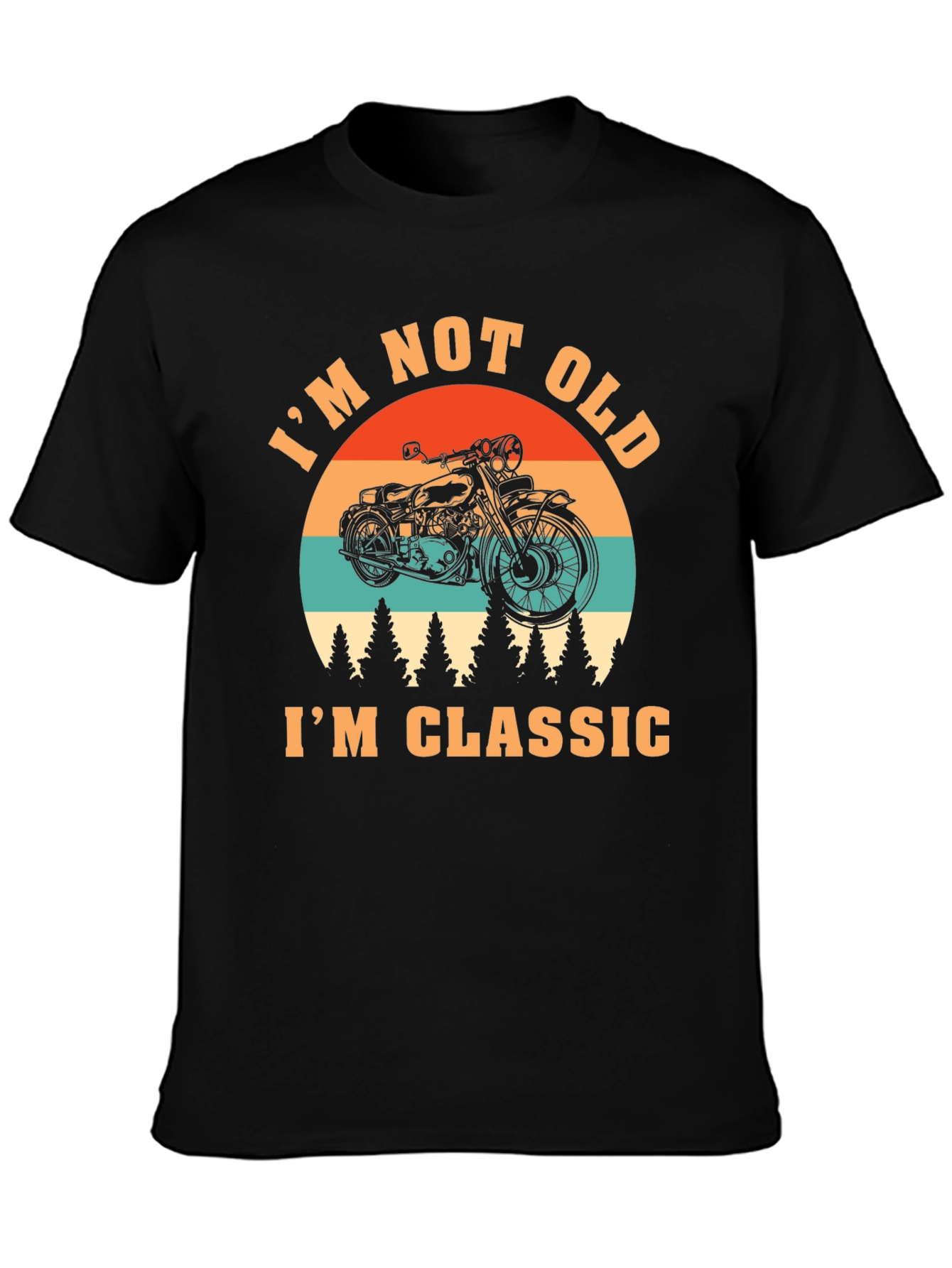Im Not Old Im Classic Motorcycle Graphic Tee