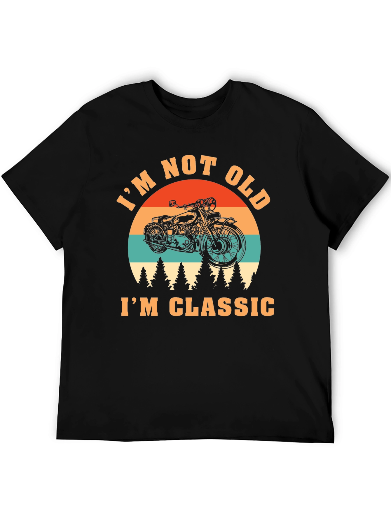 Im Not Old Im Classic Motorcycle Graphic Tee