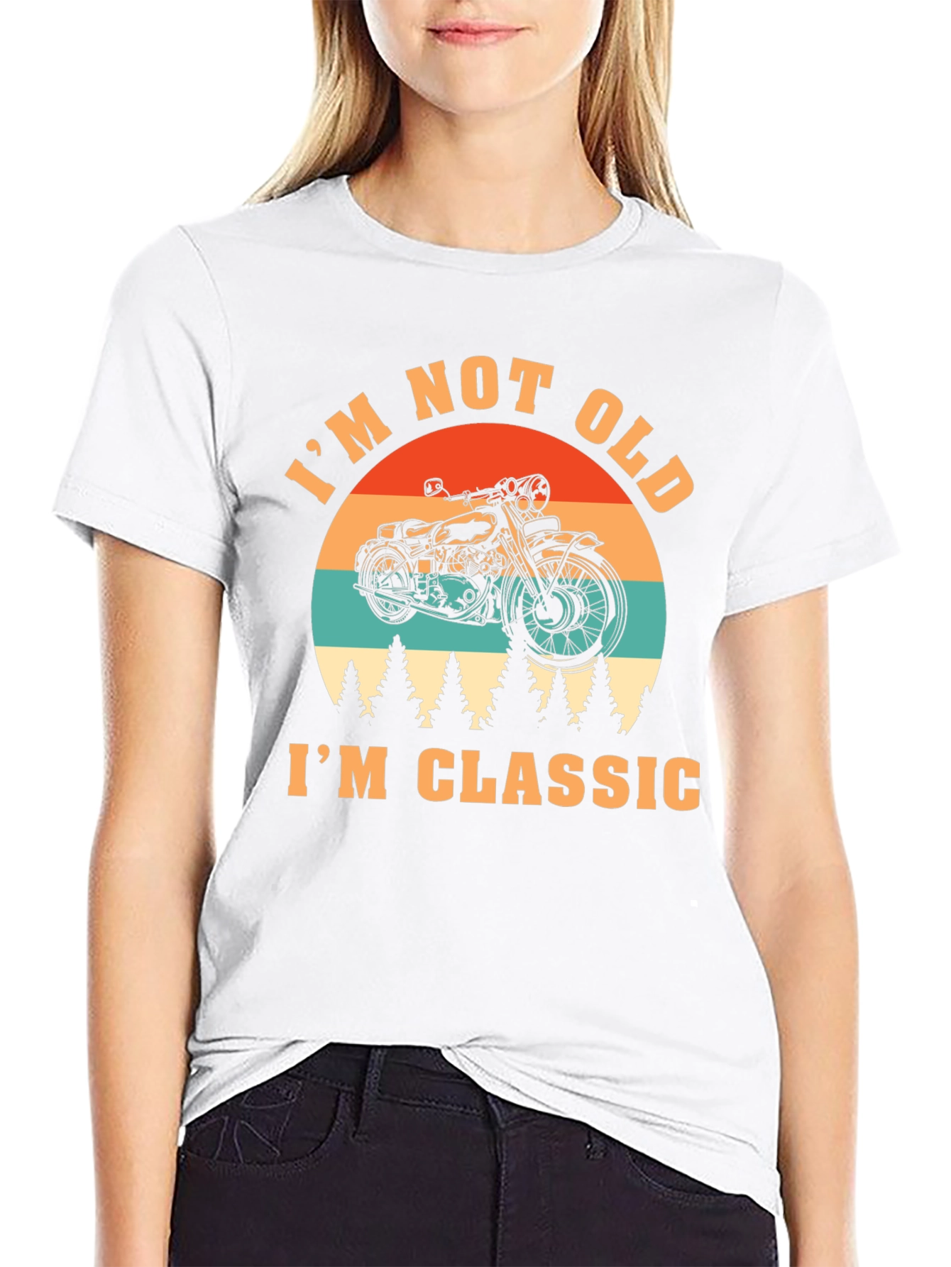 Im Not Old Im Classic Motorcycle Graphic Tee