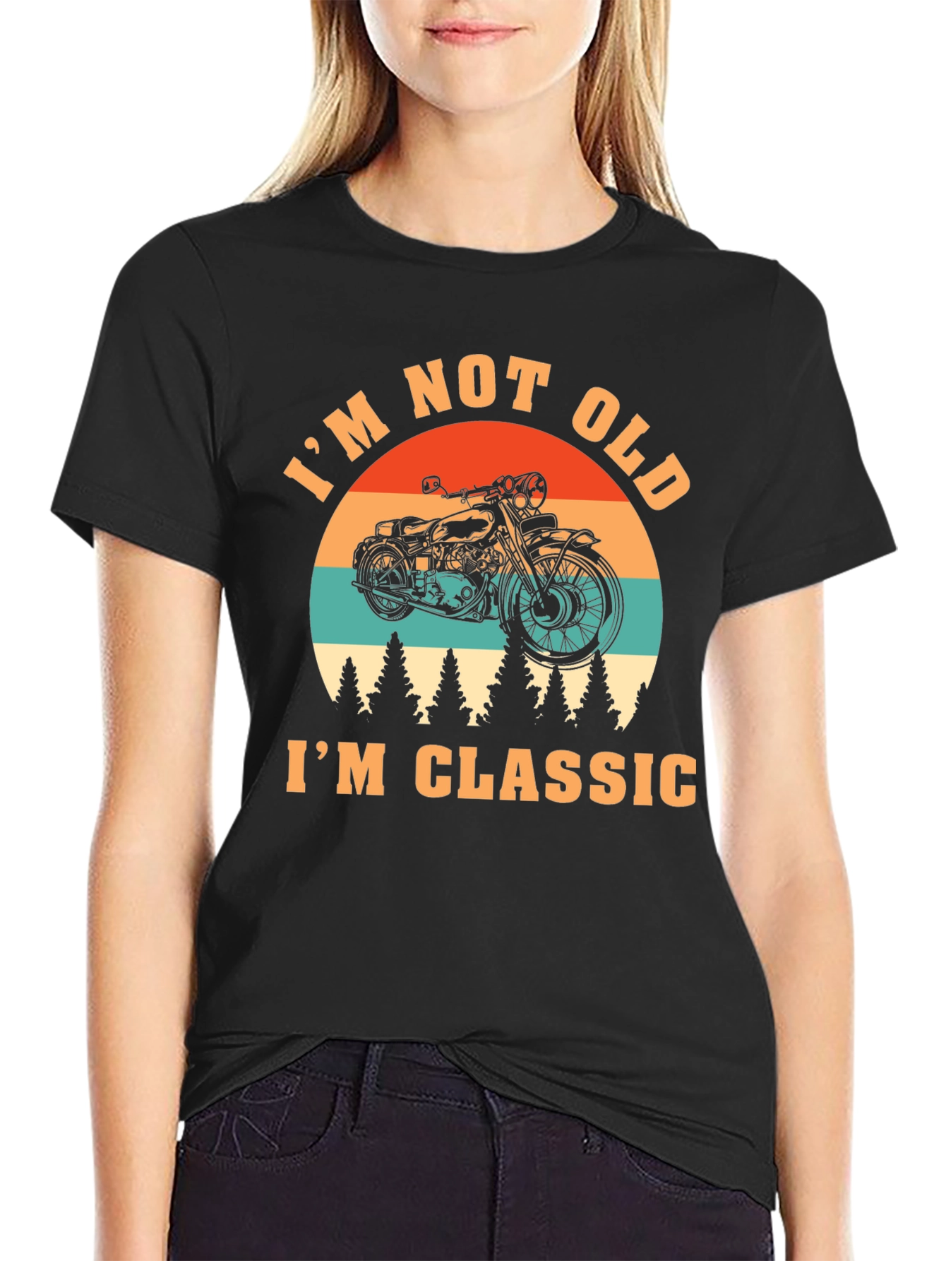 Im Not Old Im Classic Motorcycle Graphic Tee