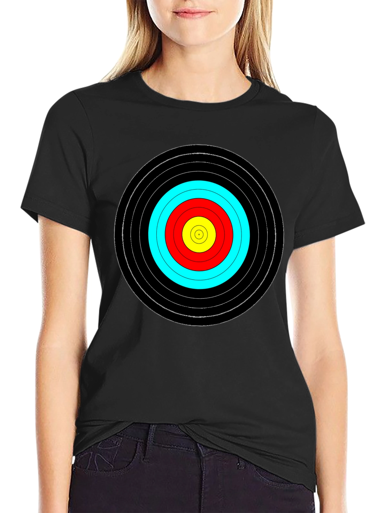 Bullseye Target T-Shirt - Archery Design
