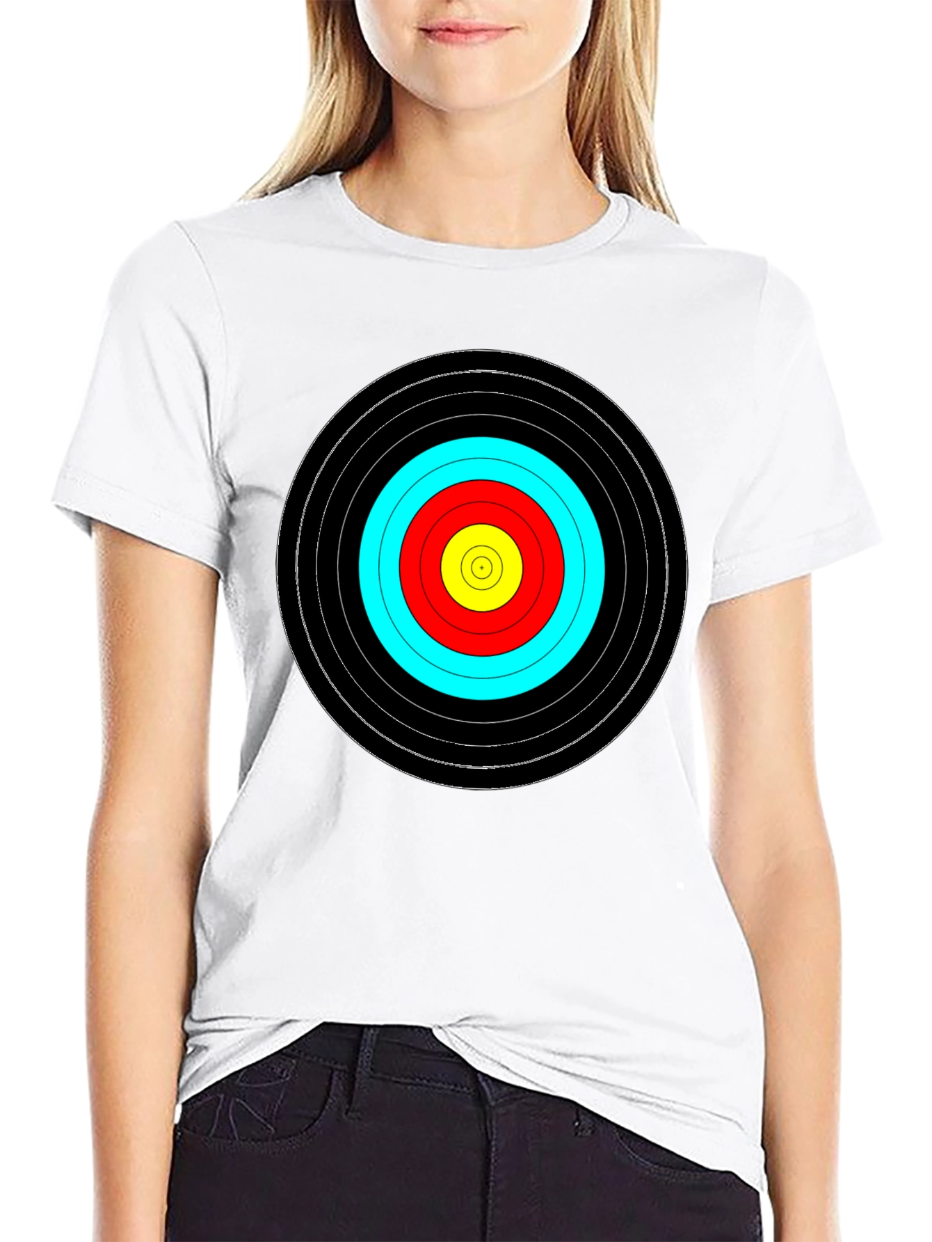 Bullseye Target T-Shirt - Archery Design