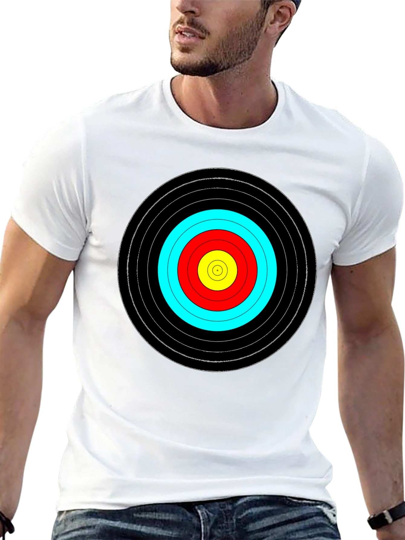 Bullseye Target T-Shirt - Archery Design