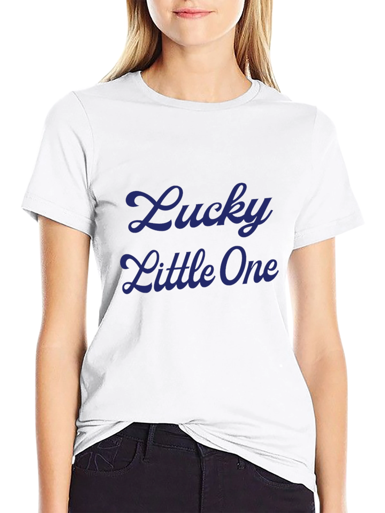 Lucky Little One Black Tee