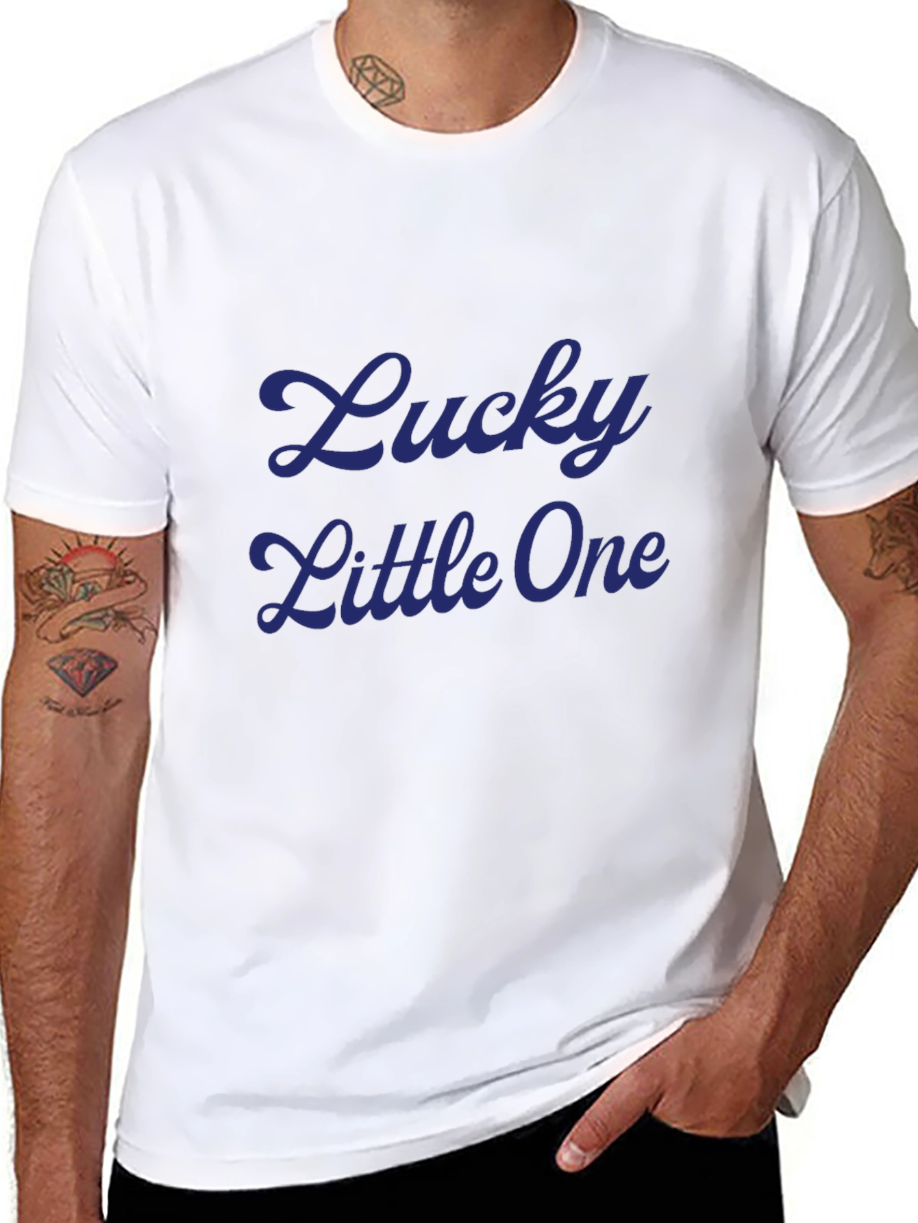 Lucky Little One Black Tee