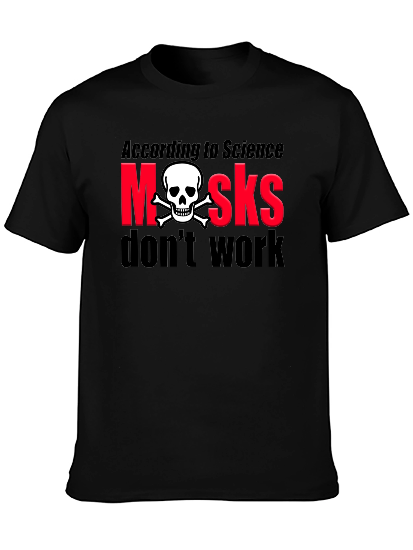 Anti-Mask Skull T-Shirt