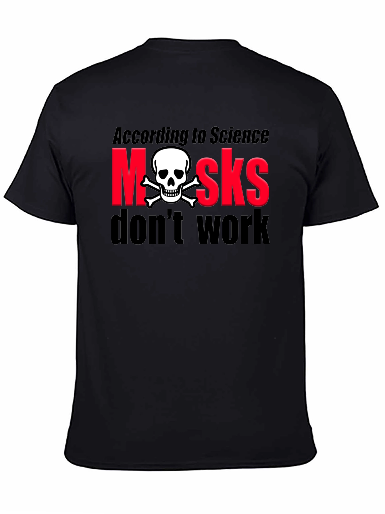 Anti-Mask Skull T-Shirt